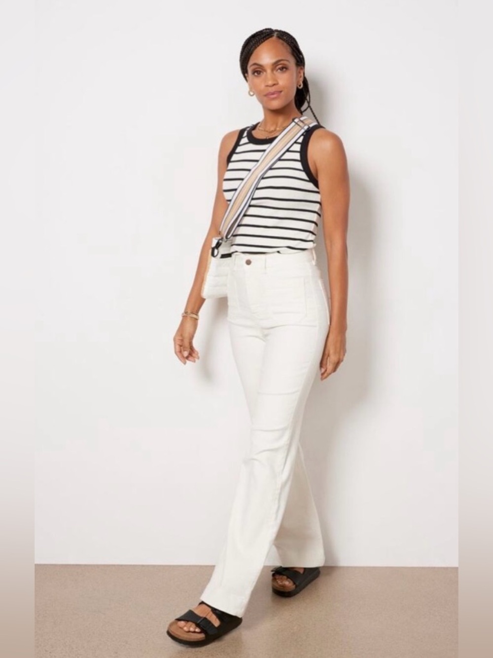 NWT Faherty Stretch Terry High Rise Harbor Pant Size 27 🌷🌷🌷